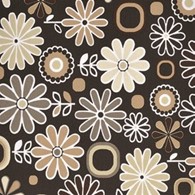 Wkładka kosza Flowers 340.004 Brown-Coffe