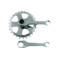 Mechanizm Korbowy na klin 89x26T stalowy srebrny