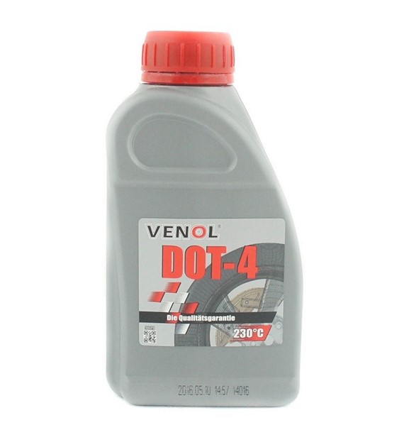 Płyn hamulcowy DOT-4 VENOL 450ml syntetyczny