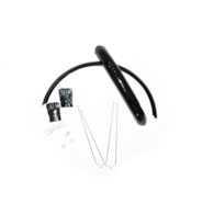 Błotniki 20 x55mm stal.P+T z prętami czarny