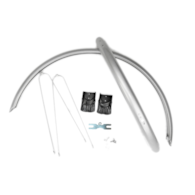 Błotniki 28 x45mm stal.P+T z prętami szare