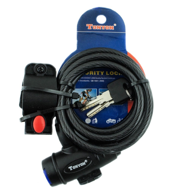 Zapięcie spirala TY588 8x1250mm czarne