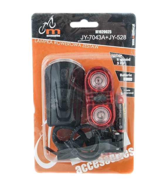 Zestaw lamp MDR-7043A+MDR-528 bateryjne 1 LED/2LED