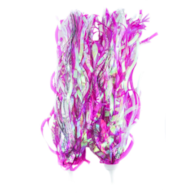 Frędzle do rowerka dziecięcego HL-543 róż-sreb