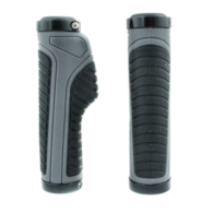 Chwyt HL-G312 plastik/guma 130mm czarny/szar