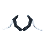 Dźwignia ham.Artek ML-B78D  2-p  al/al czarno/sreb