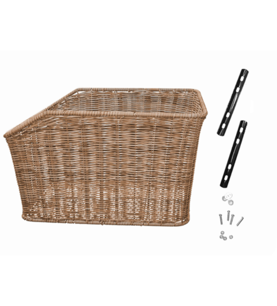 Kosz tył HT-255 żyłka przykręcany duży brązowy