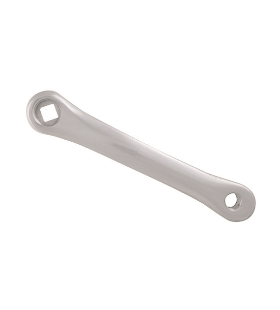 Korba lewa aluminiowa 170mm srebna wąska