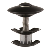 Korek steru z gwiazdką 1 1/8 Logo czarny