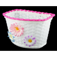 Kosz przód HT-237 plastikowy dziecięcy biało-różow