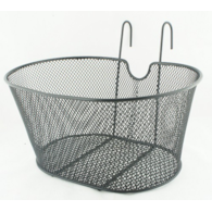 Kosz przód HT-029 siatka zawieszany owalny czarny