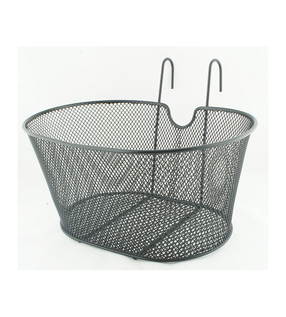 Kosz przód HT-029 siatka zawieszany owalny czarny