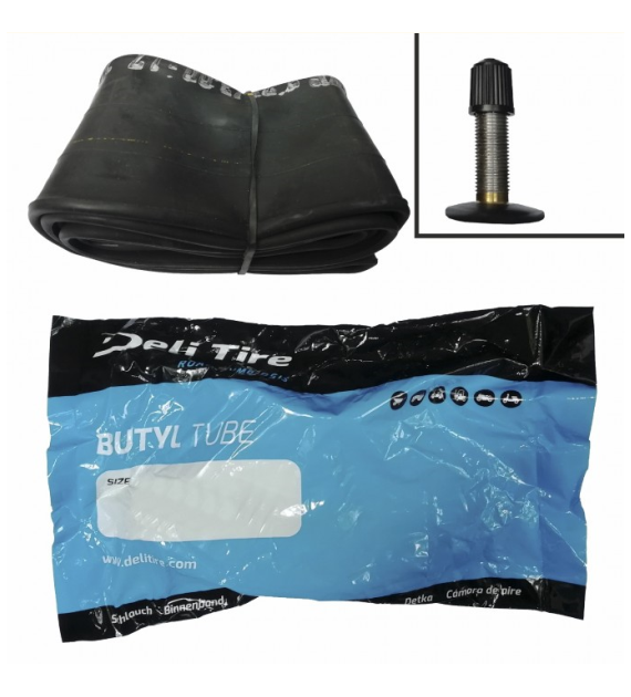 Dętka mot.DELI 3.5/3.00-8 JS-87N AV 48mm kąt 90°