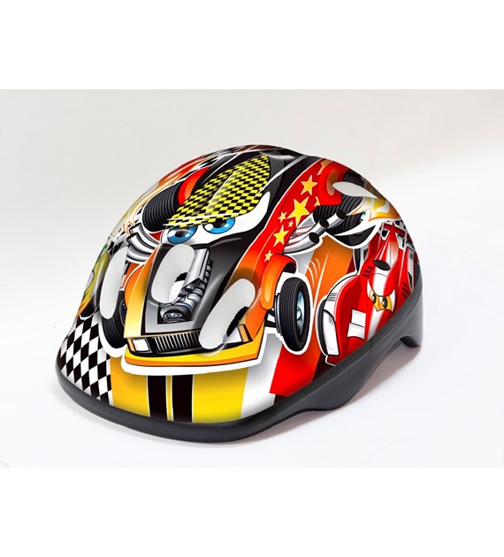 KASK B-SKIN KIDY  CARS  RED S(48-52CM)