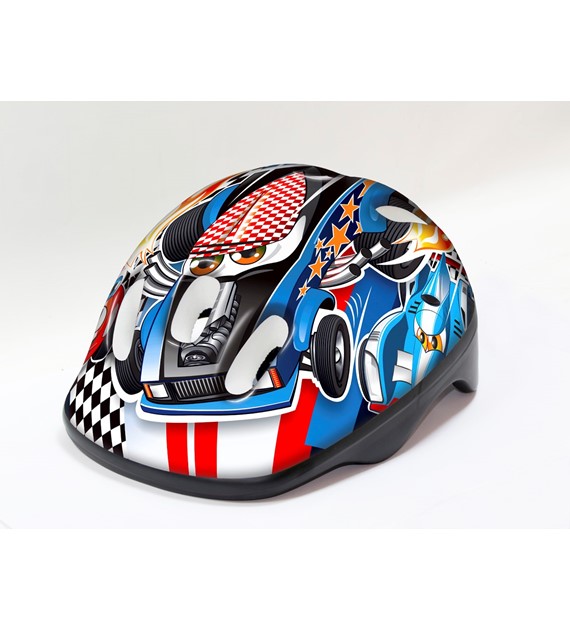 KASK B-SKIN KIDY  CARS  BLUE XS(44-48CM)