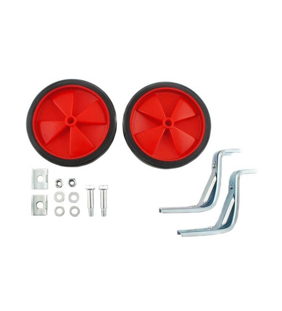 Kółka podporowe 12  mix biały,czerwony,niebieski