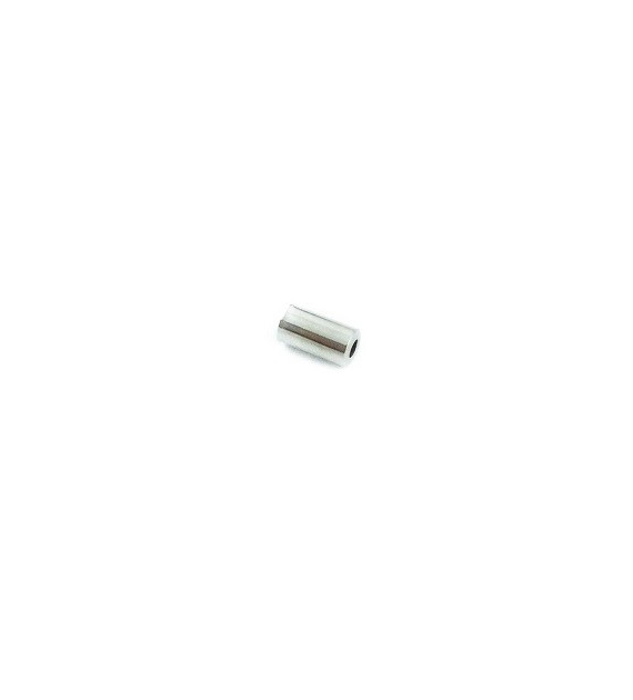 Końcówka pancerza ham.mosiądz 5mm srebr(op.200szt)