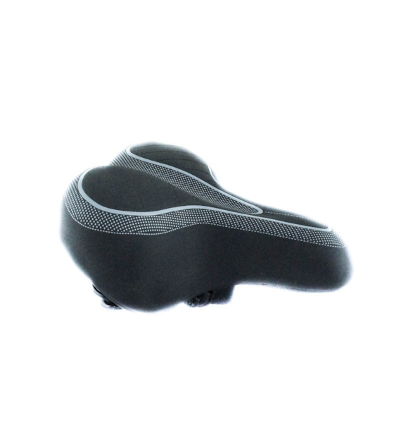 Siodło B-1000 3Q czarno-srebrne 240x200