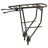 Bagażnik 24 -29  Alu regulowany czarny