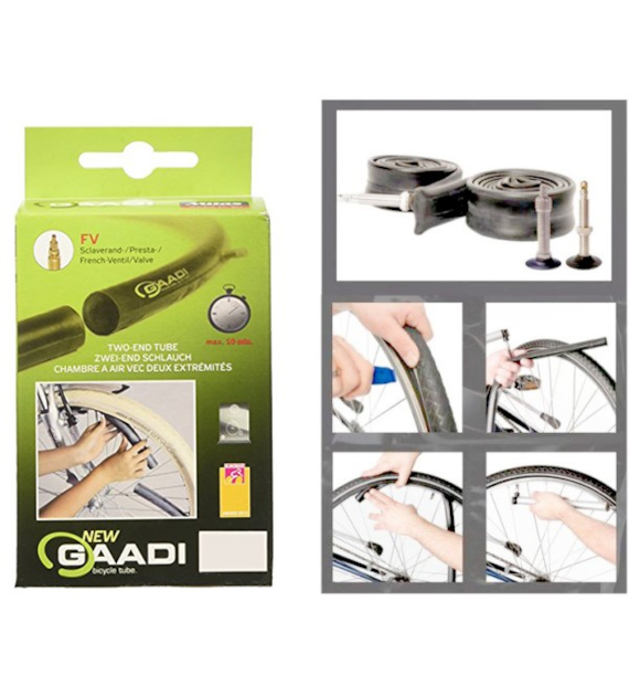 Dętka 700X38/45C dwustronna GAADI AV 40mm Box