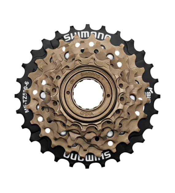 Wolnobieg 6-rzed.SH MF-TZ500 14-28T brązowy