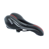 Siodło 1370 ARGO z otworem czarne 280x160 mm