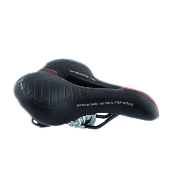 Siodło 2009 VELA czarne z otworem 250x190 mm