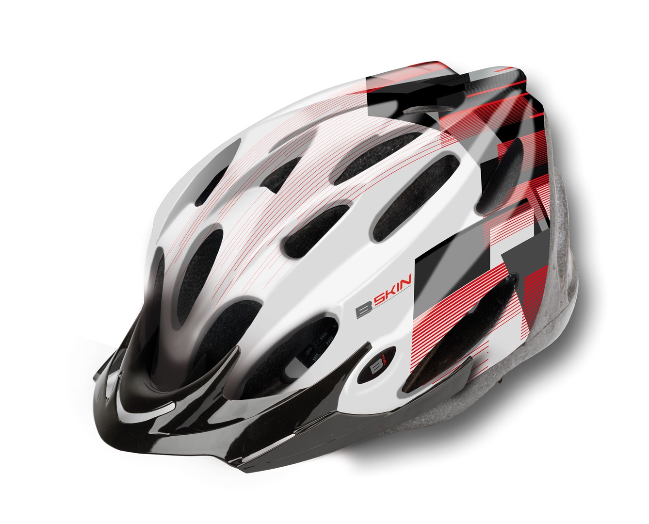 KASK B-SKIN REGULAR WHT/BLK VISOR BLK L(58-60CM)