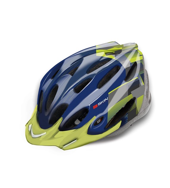 KASK B-SKIN REGULAR BLUE VISOR GRN L(58-60CM)