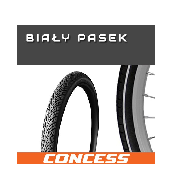 Opona 700X38C;40-622 CONCESS G5001 p/biały