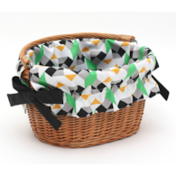 Wkładka kosza Triangles 151.001 Green