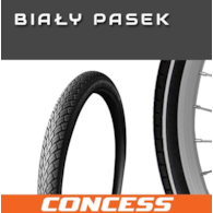 Opona 28x1,75 CONCESS G5001 Czarna p/biały