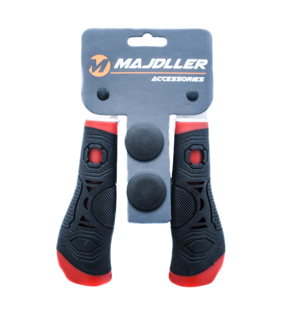 Chwyt HL-G239 czarno/czerwony 130mm ergonomiczne