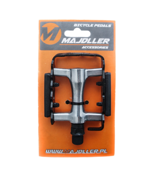 Pedały FP-980 ZU alu czarno-srebrne