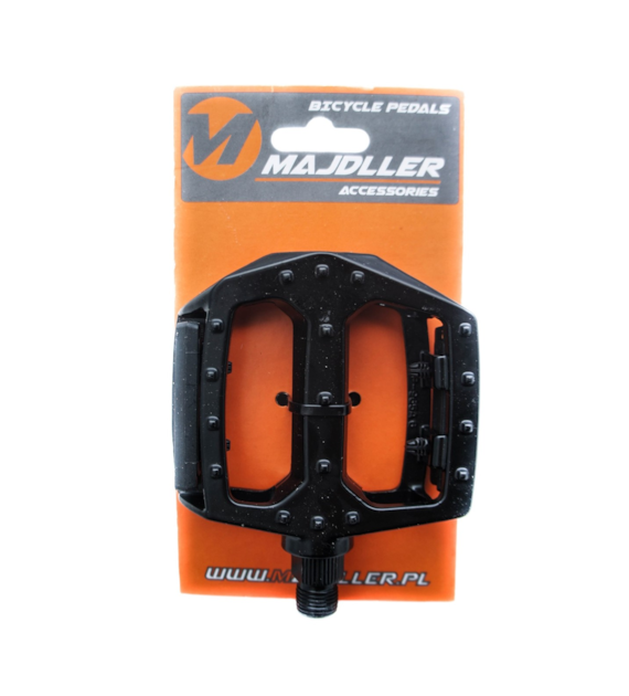 Pedały FP-922 9/16  bmx alu z odblaskiem czarne