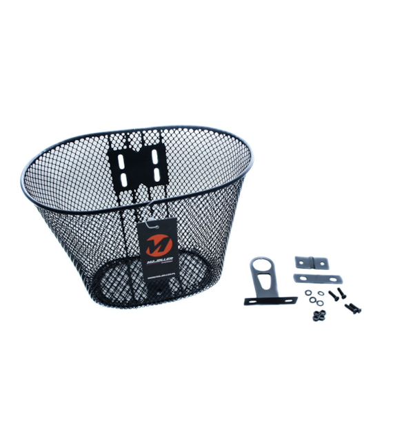 Kosz przód HT-074 siatka stały dziecięcy czarny