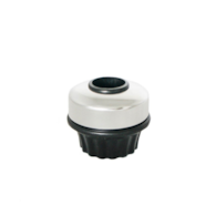 Dzwonek 50A-06 srebrno-czarny kręcony