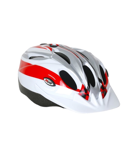 KASK Tomcat HM-BI306-1 S 48-52 biały/czerw/srebr