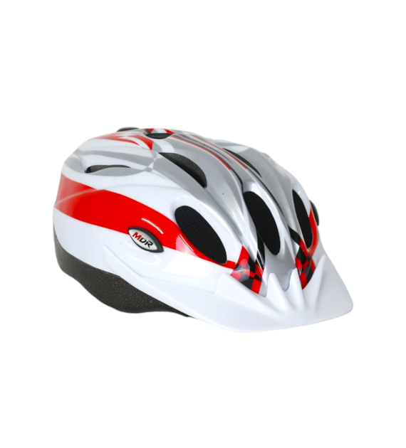 KASK Tomcat HM-BI306-1 S 48-52 biały/czerw/srebr