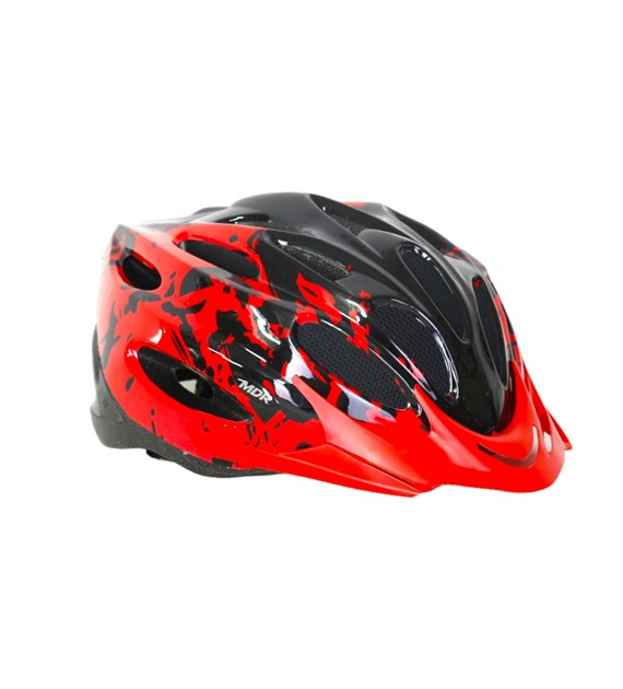 KASK REGULAR HM-BI401-2 L 58-60 czarny/czerwony