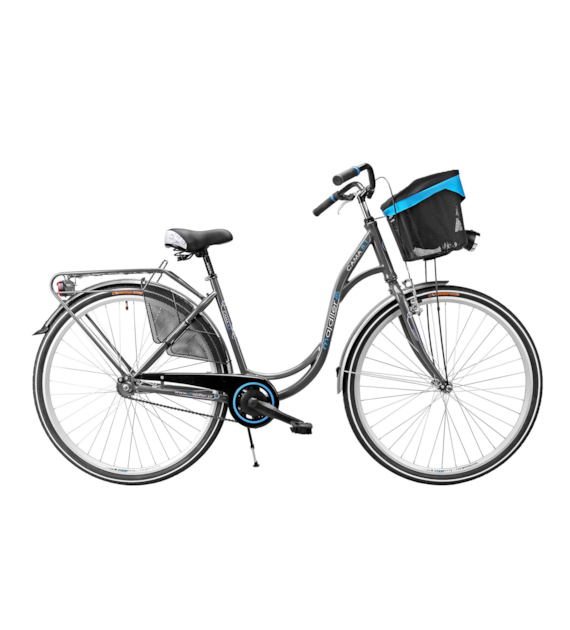 Rower Majdller 28'' CAMA 8.1 18'' Grafit brokat