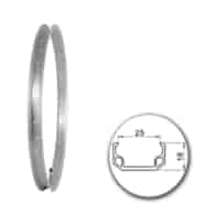 Obręcz 20  406x25;J25AA;36H;AV Silver+anodyzowana