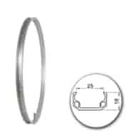 Obręcz 26  559x25;J25;36H;AV Silver+anodyzowana