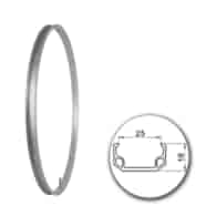 Obręcz 28  622x25;J25;36H;AV Silver+anodyzowana
