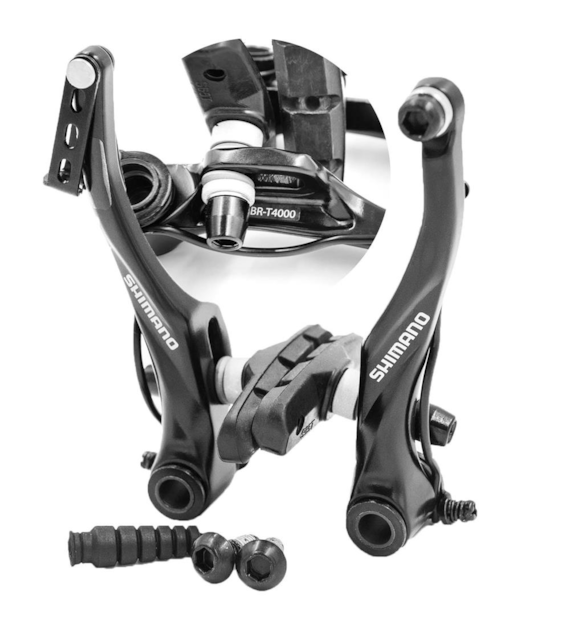 Hamulec Shimano Tył V-Brake Czarny BR-T4000