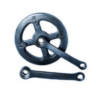 Mechanizm korbowy Klassik 140x36T z osłoną czarny